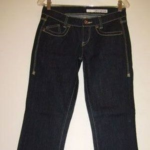 DKNY Jeans Dark Blue Low Rise Fashion Sexy Jeans